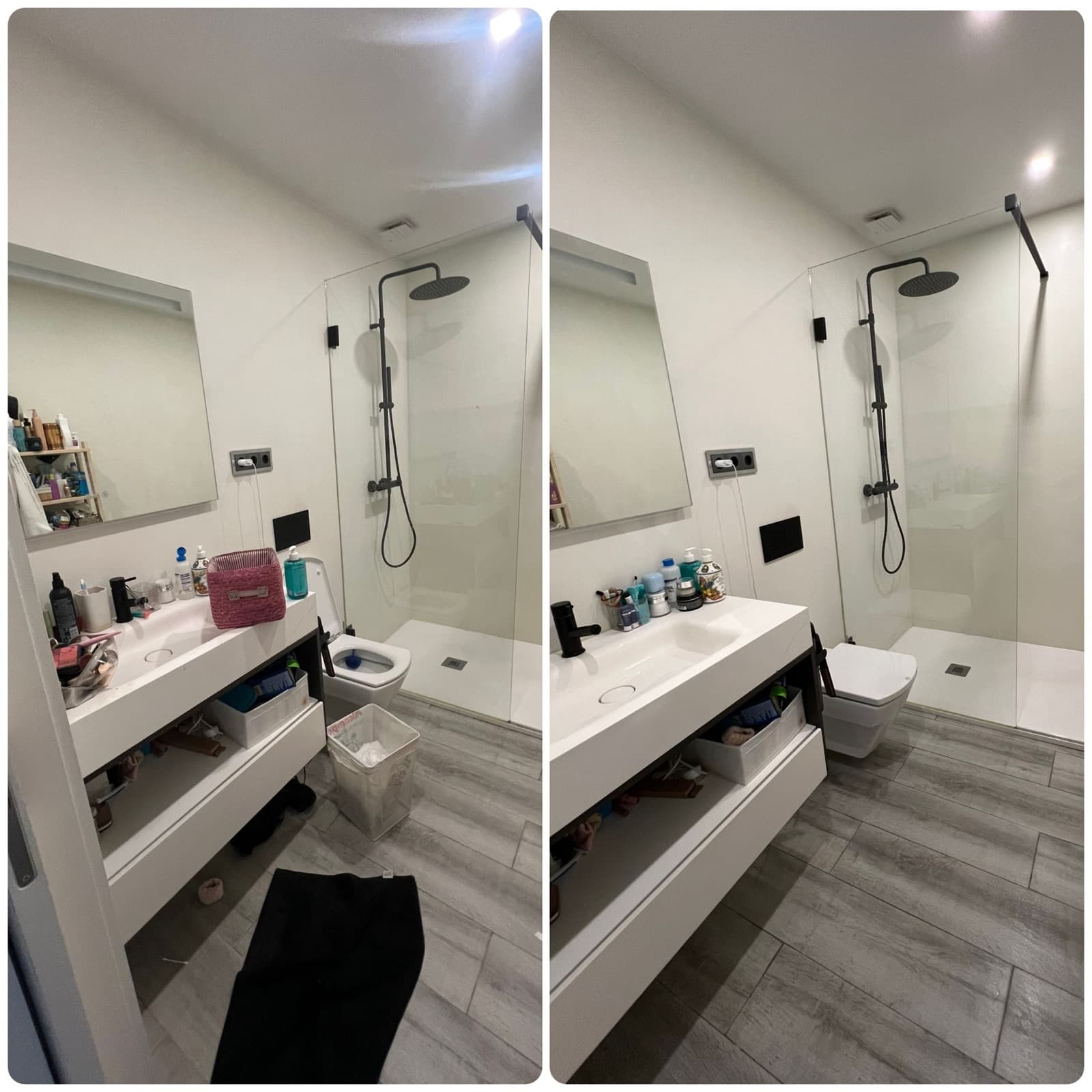 Casa de banho completa — antes e depois